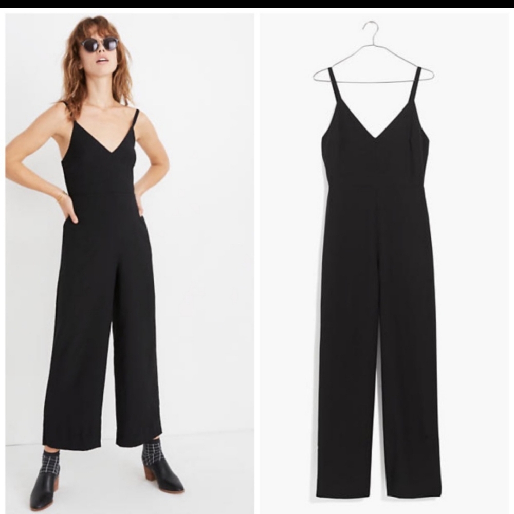 Madewell Black Pantsuit